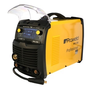 ProWELD MIG 250 Synergetic Invertor digital MIG/TIG/MMA 200A, Sudură oțel, inox, aluminiu, fontă, Afișaj LCD, reglaj sinergic - Img 2
