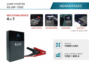 Redresor auto cu compresor KS JSP-1200 - Img 4