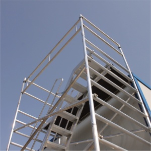 Schela din aluminiu tip turn din aluminiu ProTOWER L9 Hmax=10m, Aluminiu - Img 3