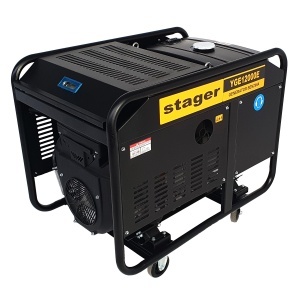 Stager YGE12000E Generator open-frame 10kW, monofazat, benzina, pornire electrica - Img 2