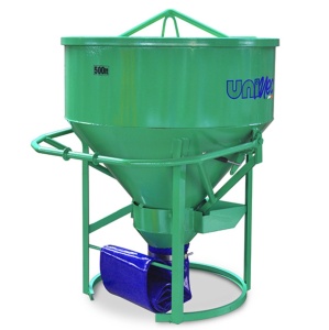 Bena beton cu furtun descarcare centrala 1000 lt UNIMEC FG16CT100