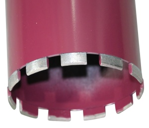 Carota diamantata segment Turbo Laser 3DTECH pt. beton armat diam. 127 x 400 (mm) - ULTRA Premium - DXQZ.3D1117.127 - Img 6