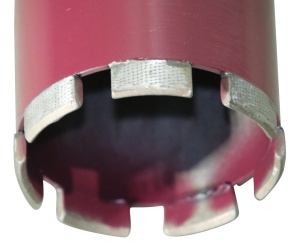 Carota diamantata segment Turbo Laser 3DTECH pt. beton armat diam. 72 x 450 (mm) - ULTRA Premium - DXQZ.3D1117.72 - Img 6