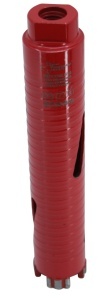 Carota diamantata Super PREMIUM ø38mm x 180mm x M16 pentru gaurire Beton armat, Zidarie, Granit - DXQZ.REDCORE.38 - Img 7