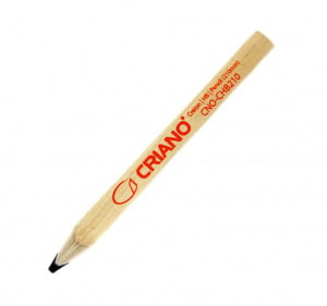 Creion dulgher HB pentru lemn, hartie, carton, piatra, beton, caramida, 210mm - CNO-CHB210 - Img 1