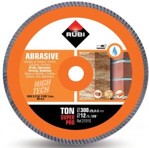 Disc diamantat pt. materiale abrazive 300mm, TON 300 SuperPro - RUBI-31910 - Img 1