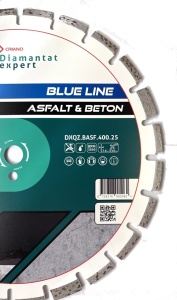 Disc DiamantatExpert LASER pt. Asfalt, Beton, Materiale abrazive 400x25,4mm (mm) taiere uscata sau umeda, Blue Line Profesional - DXQZ.BASF.400.25 - Img 2