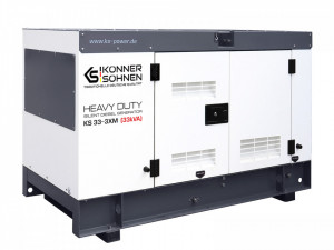 Generator de curent 33 kVA diesel - Heavy Duty - insonorizat - Konner & Sohnen