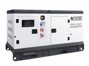 Generator de curent 33 kVA diesel - Heavy Duty - insonorizat - Konner & Sohnen - KS-33-3DE-G - Img 1