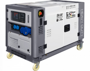 Generator de curent 9 KW diesel - Heavy Duty - insonorizat - Konner & Sohnen - KS-13-2DEW-ATSR-Silent - Img 3