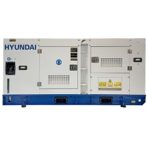 Generator de curent trifazat insonorizat cu motor diesel, 79kW - Hyundai DHY90L