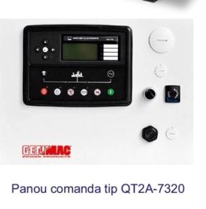 Generator insonorizat GENMAC King G80IS DSE-7320 Pmax. 91 kVA 400V, IVECO, DSE-7320+WH+rez. 150L - Img 2