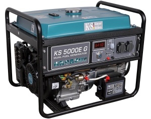Generator pe gaz/benzina "Könner & Söhnen" KS 5000E G - Img 3