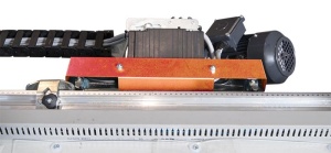 Masina de prelucrat marmura Manta JR Basic 45°, cap fix si invertor - lung. max. 350cm, 5.5 kW, 400V - Mondial-150813 - Img 5