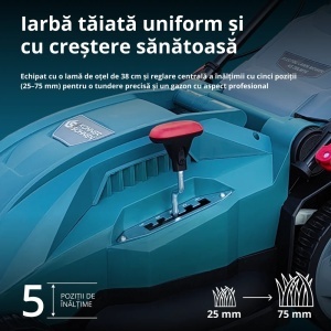 Mașină de tuns iarba electrică KS 38LM16 - Img 7