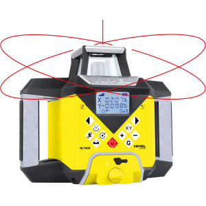 Pachet Nivela Laser Rotativa - cu afisarea digitala a diferentelor - NL740R Digital cu trepied si stadie - Nivel System - Img 4