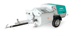 Pompa de tencuit Imer Prestige Eco TPower – mortare traditionale si preamestec motor Yanmar 20cp