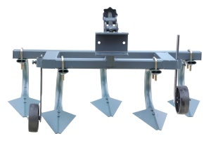 ProGARDEN Cultivator cu 5 brăzdare, 100cm pentru minitractoarele Campo T - Img 2