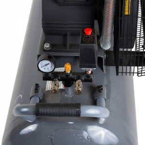 Stager HMV0.6/200 compresor aer, 200L, 8bar, 600L/min, trifazat, angrenare curea - Img 3