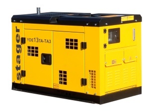 Stager YDE13TA-TA3 Generator insonorizat 11kVA, 3000rpm, dual, diesel, pornire electrica - Img 2
