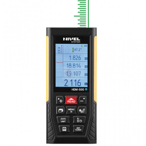 Telemetru cu laser verde, USB/Bluetooth 50m, HDM-50G - Nivel System - Img 1