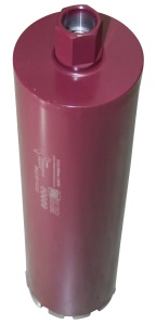 Carota diamantata segment Turbo Laser 3DTECH pt. beton armat diam. 127 x 400 (mm) - ULTRA Premium - DXQZ.3D1117.127 - Img 3
