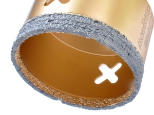 Carota Montolit FS-TI60 T-GOLD diamantata pentru perforare uscata Ø 60 mm - Img 4