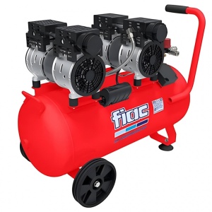 Compresor fara ulei, insonorizat, FIAC tip SUPERSILENT 50/2 DUPLEX
