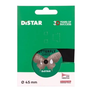Disc diamantat Butterfly ultra-subtire pt. mini-polizoare, pt. portelan, 45x0,6x5,8 (mm) Premium - DiStar-11133048023 - Img 4