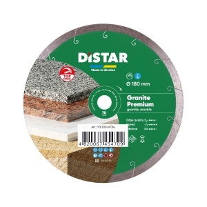Disc diamantat DiStar Granite Premium pt. Granit, marmura, placi ceramice - 180x25.4 (mm) - DiStar-11320061014