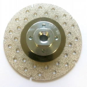 Disc diamantat (galvanizat) pt. taiat si slefuit CDP 125 SuperPremium - taiere uscata - Img 2