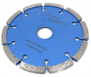 Disc diamantat pentru taiere de rosturi de dilatare in Beton si Sapa 125x22,2mm cu grosime de 6,4mm Standard Profesional - BlueLine - DXDY.ROST.125.6 - Img 2