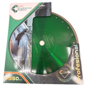 Disc DiamantatExpert pt. Portelan dur & Gresie ft. dura 350x25.4x2.2 (mm) Premium - DXDY.XTURBO.350-SLIM - Img 6