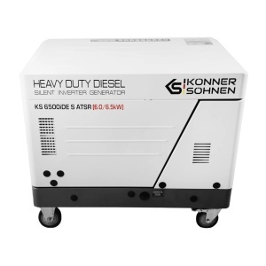 Generator de curent 6.5 kW inverter, insonorizat - DIESEL - Konner & Sohnen - KS-6500iDЕ-S-ATSR - Img 2