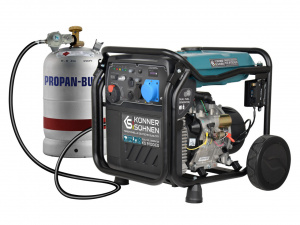 Generator de curent 8.5 kW inverter - HIBRID (GPL + benzina) - Konner & Sohnen - KS-8100iEG
