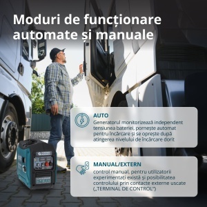 Generator de curent continuu DC 24-27V, 1.6 kW, max. 60A - benzina - Konner & Sohnen - KS-24VS-DC - Img 5