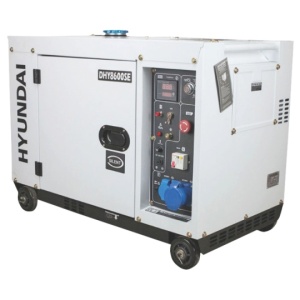 Generator de curent monofazat cu motor diesel, 7.5 kW - Hyundai DHY8600SE - Img 2