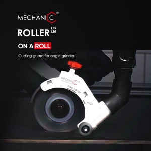 Ghidaj cu role si protectie Mechanic Roller 115-125 pentru taieri cu polizor unghiular 125mm - DiStar-70115429023 - Img 3