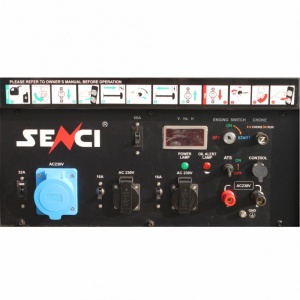 LS Generator de curent SENCI SC18000 EVO putere maxima 17 kW 230V pornire electrica - Img 2