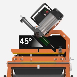 Masina de taiat materiale de constructii 80cm / 135mm, Ø 400mm, ELETTA - Battipav-8000-400SJ - Img 2