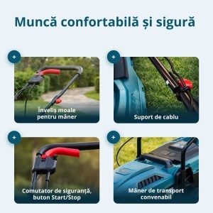 Mașină de tuns iarba electrică KS 32LM12-BL - Img 6
