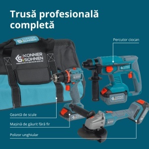 Master Set Fără Fir 3-in-1 KS RHAGD 20V SET 3 - Img 8