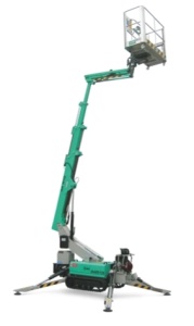 Nacela cu senile tip spider IMER ACCESS IM R13 T H lucru 13m/maxim 230kg, Honda GX390