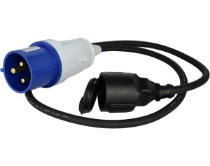 Prelungitor 230V Stecher Euro - 1x Priza Casnica - max 3600W - KS-EX1M-1S - Img 4