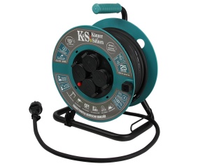 Prelungitor cu tambur / Rola 25m Cablu - KS-CR-25M - Img 3