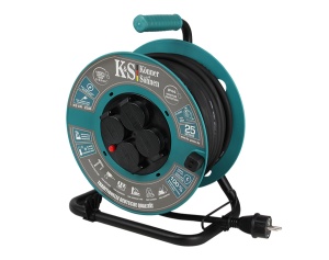 Prelungitor cu tambur / Rola 25m Cablu - KS-CR-25M - Img 10