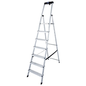 Scara Monto "Safety" dubla cu trepte pe o parte, 7 trepte