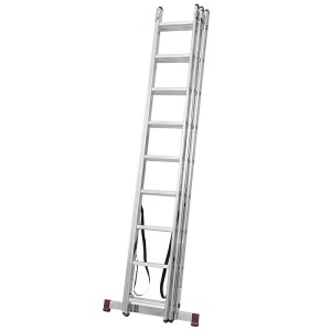 Scara multifunctionala din aluminiu Corda, 3x8 trepte - Img 3