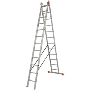 Scara multifunctionala din aluminiu Monto Dubilo, 2x9 trepte - Img 1
