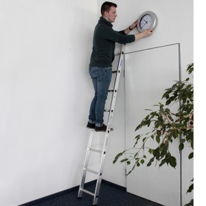 Scara simpla din aluminiu Corda, 12 trepte - Img 2